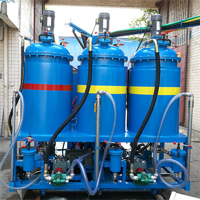 Hệ thống phân phối polyurethane Máy đệm khí loại cố định hai thành phần